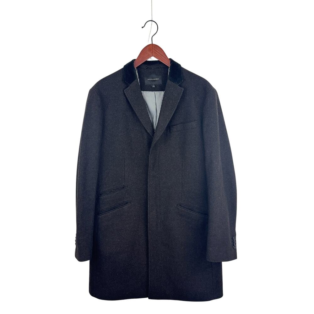Banana Republic Wool Tweed Top Coat